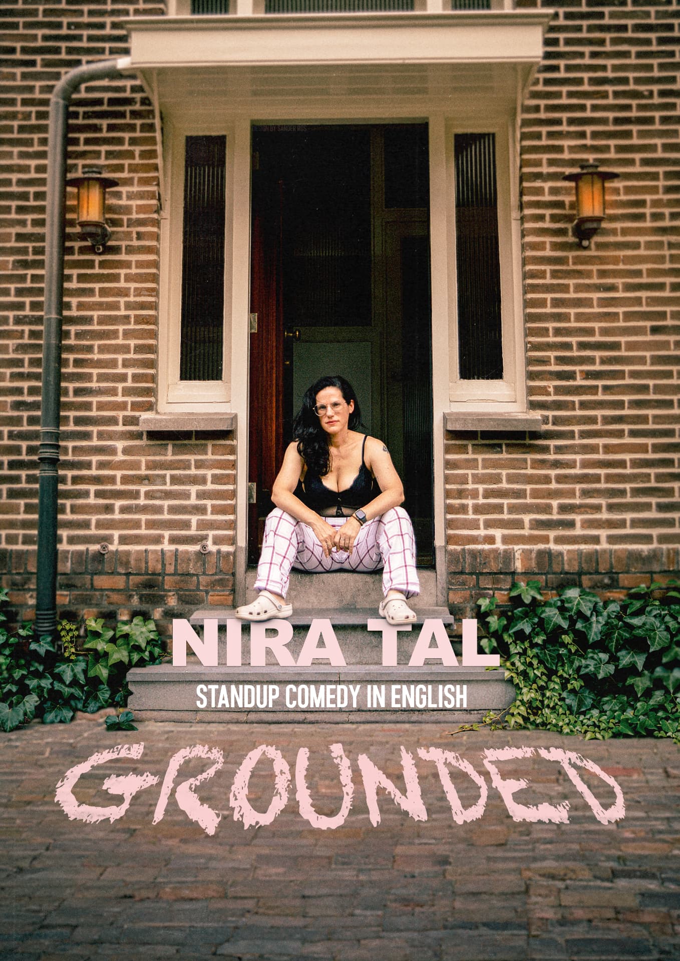 GROUNDED poster — Nira Tal, standup comedy in English